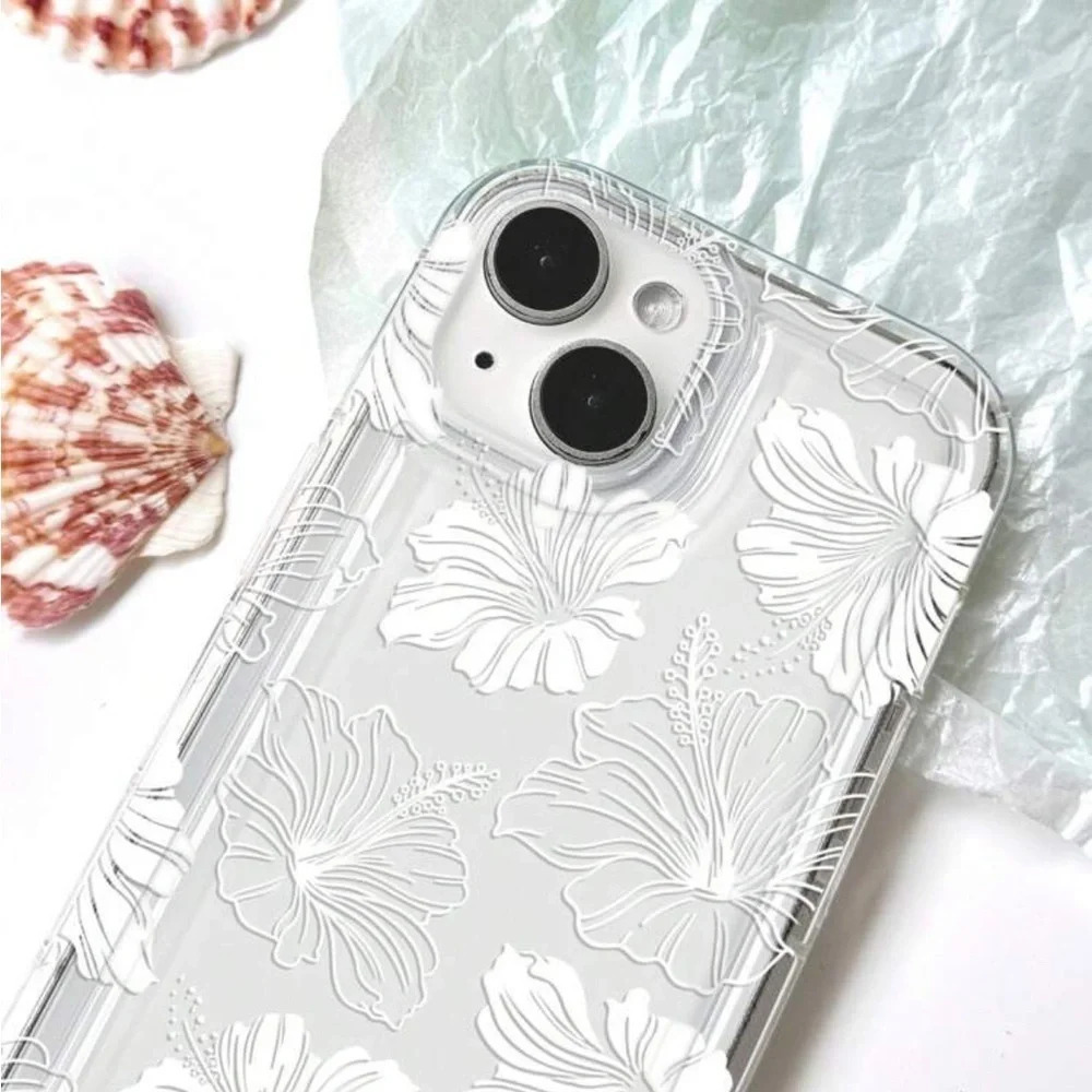 ⚠️Clearance iPhone 14 Pro/Pro Max White Floral Phone Case - Picture 3 of 3